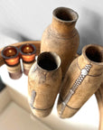 Tutsi Wooden Vases - Rwanda (M/L) - eyahomeliving