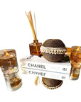NEW - SHELL / Beaded Tea Lights - GOLD - eyahomeliving