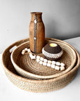Malawi Circular Trays - eyahomeliving