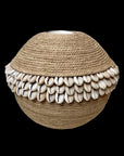 Manila Rope and Cowrie Shell Tea Lights - Natural