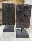 Wooden Fabric Printing Stamp - India