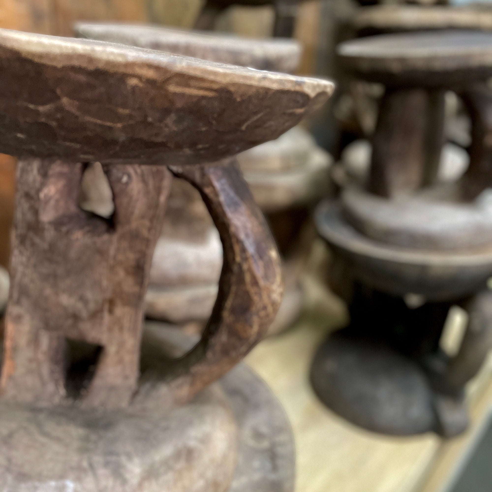 Vintage Tonga Stools (Decorative)