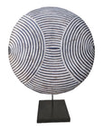 African Shield - Wooden Round