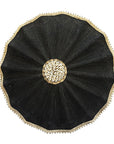 African Beaded Shield - Black - eyahomeliving