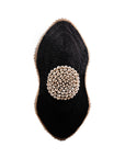 African Beaded Shield - Black NEW