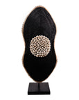 African Beaded Shield - Black NEW