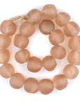 Ghanaian Glass Beads - Rose/Blush - eyahomeliving