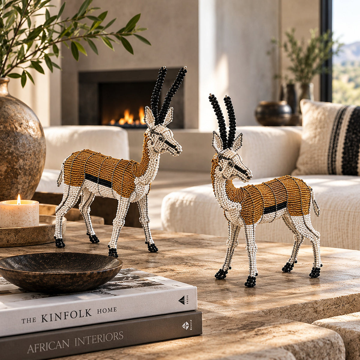 African Beaded Animals