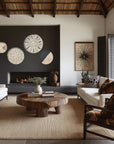 Malawi Basket Wall Decor Set - 4 Piece - Black / Natural