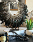 Black Feather/Shell Collar - Bali