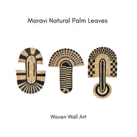 Maravi Natural Palm Leaves - Wall Art Woven