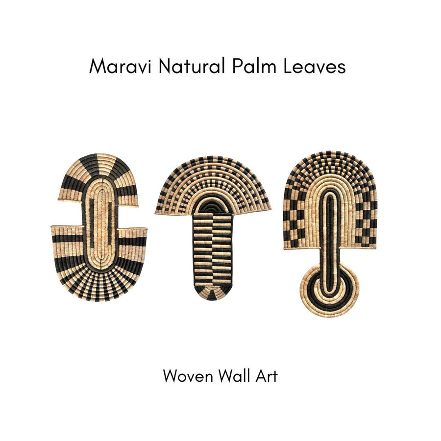 Maravi Natural Palm Leaves - Wall Art Woven