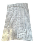 African Mudcloth Throw - White