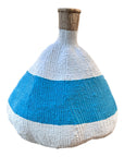 Garlic Gourds/Baskets - White/Blue