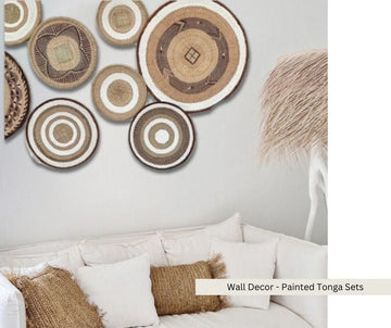 8 Piece White/Patterned - Wall Gallery Sets - Bullseye