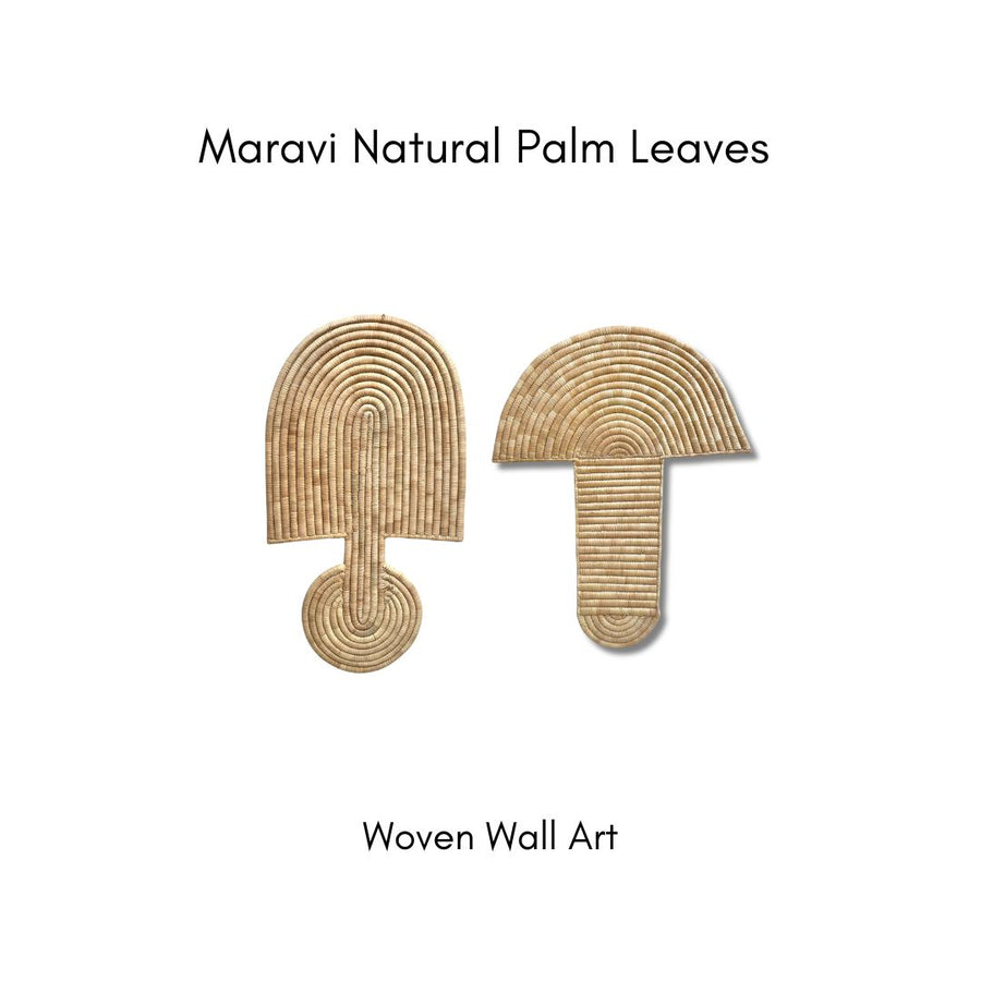 Maravi Natural Palm Leaves - Wall Art Woven