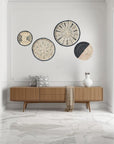 Malawi Basket Wall Decor Set - 4 Piece - Black / Natural
