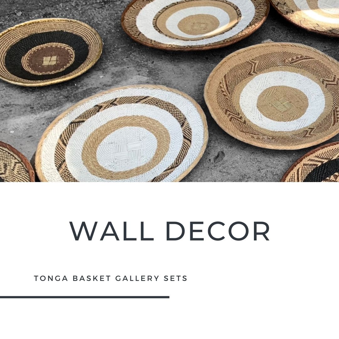 Basket Wall Decor Set - 7 Piece Circular Patterns