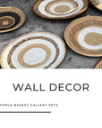 Basket Wall Decor Set - 7 Piece Circular Patterns