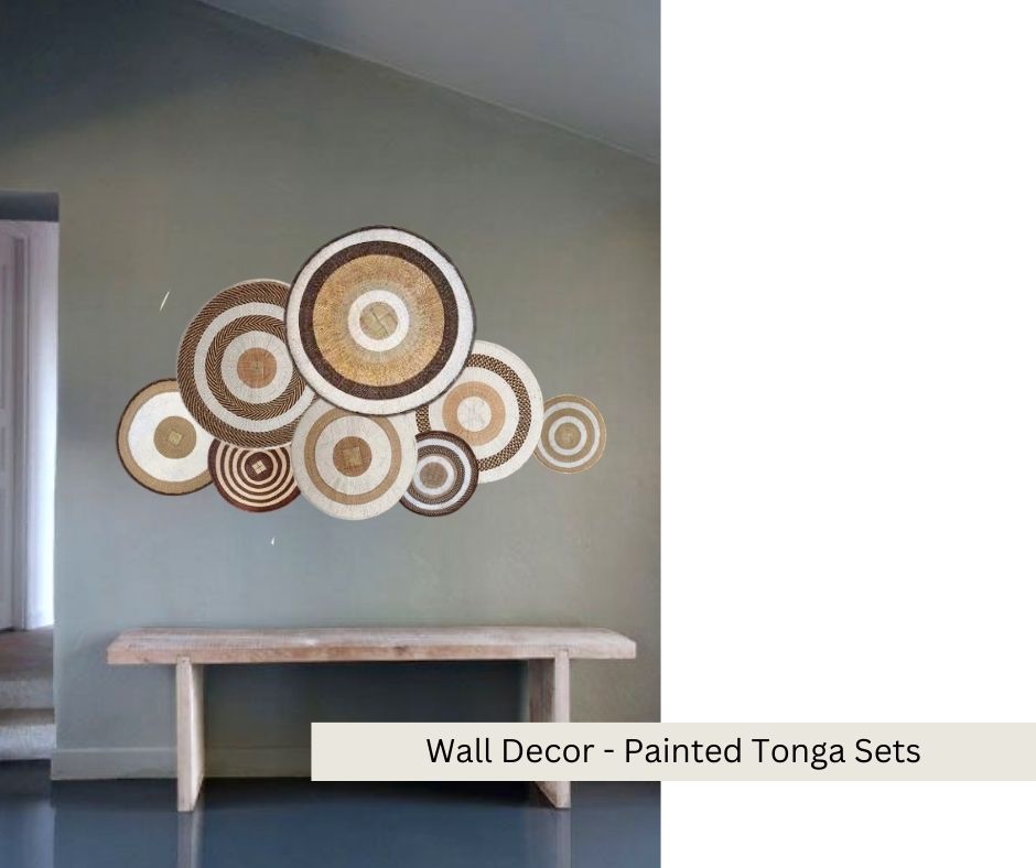 NEW DESIGNS - 8 Piece White/Brown - Wall Gallery Sets
