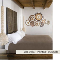 8 Piece White/Brown - Wall Gallery Sets