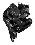 African Mudcloth Throw - Black