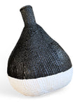 Garlic Gourds/Baskets - Black/White