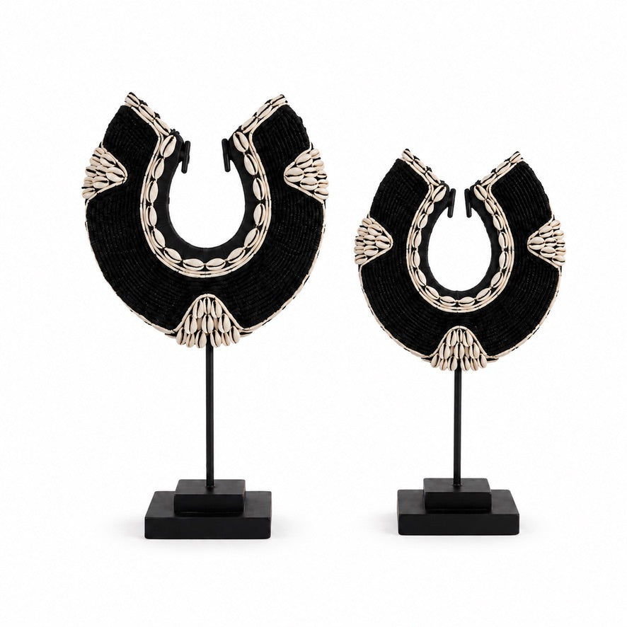 Tikar Bangle - Half Moon "Horseshoe" - BLACK