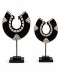Tikar Bangle - Half Moon "Horseshoe" - BLACK