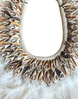 White Feather/Shell Collar - Bali