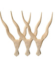 Wooden Kudu Horns - 65-70cm Wall Decor