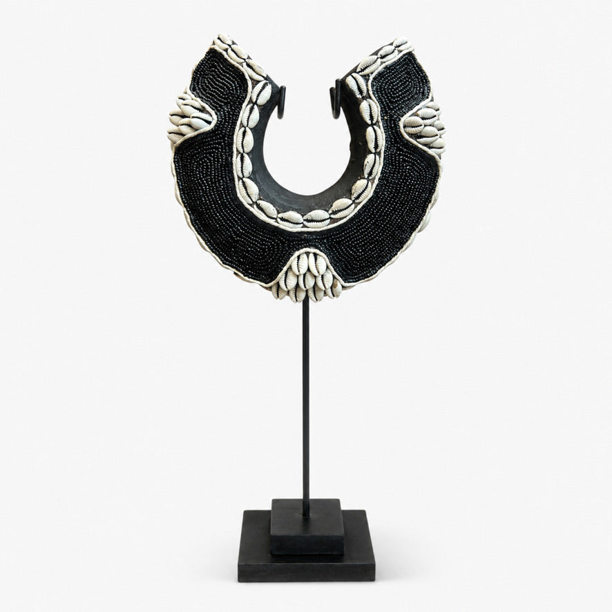 Tikar Bangle - Half Moon "Horseshoe" - BLACK