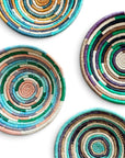 Rwanda Basket Wall Decor Set - 4 Piece Mix (Sisal Imported)