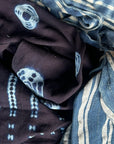 African Mudcloth Cushion/Scatters Indigo