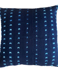 African Mudcloth Cushion/Scatters Indigo
