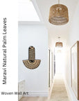 Maravi Natural Palm Leaves - Wall Art Woven