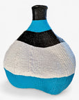 Garlic Gourds/Baskets - White/Blue