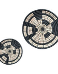 Malawi Basket Wall Decor Set - 2 Piece - Black / Natural