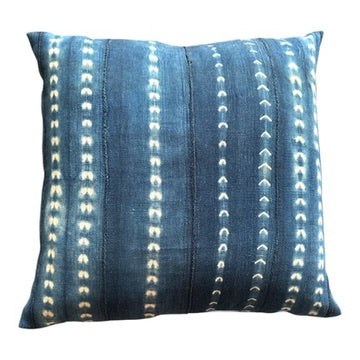 African Mudcloth Cushion/Scatters Indigo