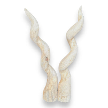 Kudu Wooden Horns Decorative