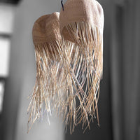 Pendant Lampshades - Garlic Jellyfish NEW Soft Ilala Palm