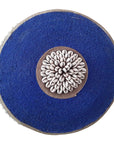 African Beaded Shields - 3 Piece set - A touch of African Blues