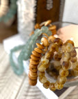 Ashanti Saucer Beads - Toffee