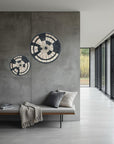 Malawi Basket Wall Decor Set - 2 Piece - Black / Natural