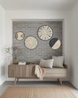 Malawi Basket Wall Decor Set - 4 Piece - Black / Natural