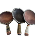 African Beaded Wooden Snack Bowls/Decorative - Mixed Sets of 3