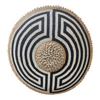 African Beaded Shield - BULLS EYE