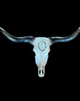 CowSkull - Skull Wall Decor White Finish - X Wide
