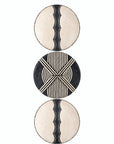 African Wooden Shields - 3 Piece Set