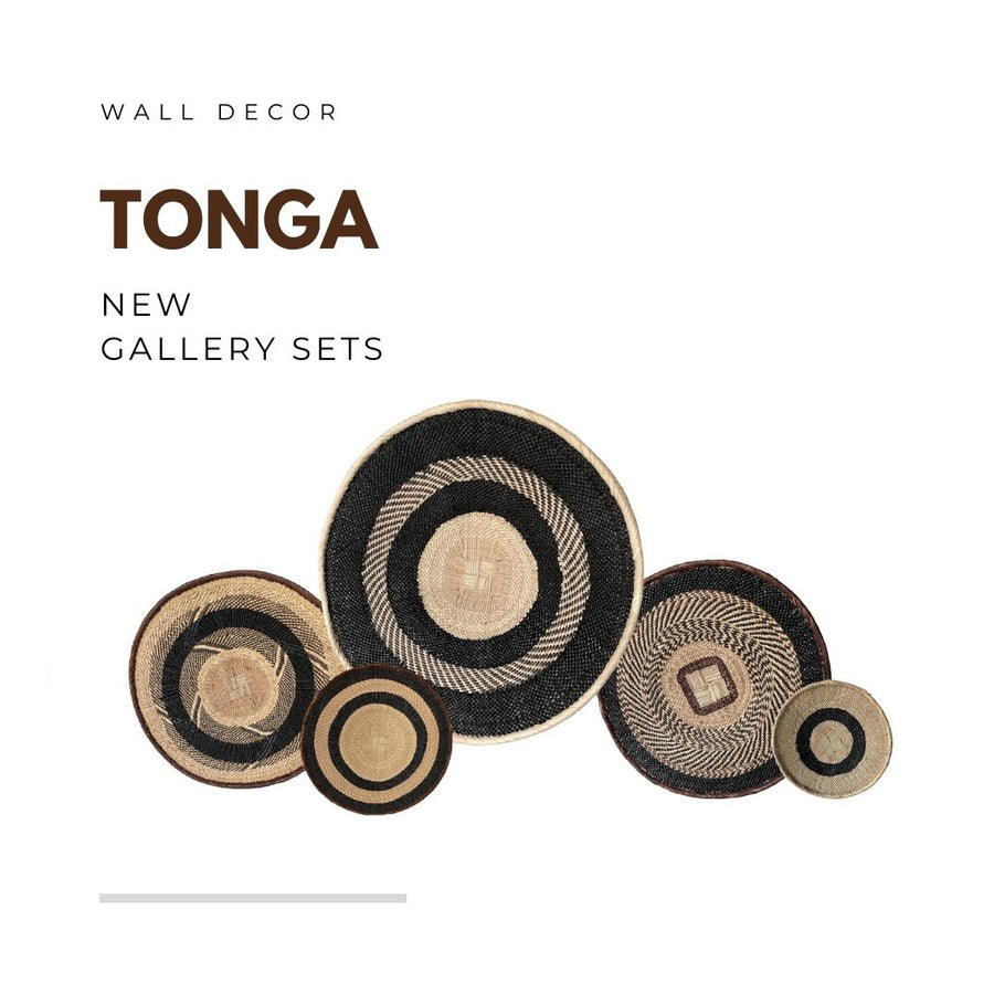 5 Piece Black/Natural - Wall Gallery Sets
